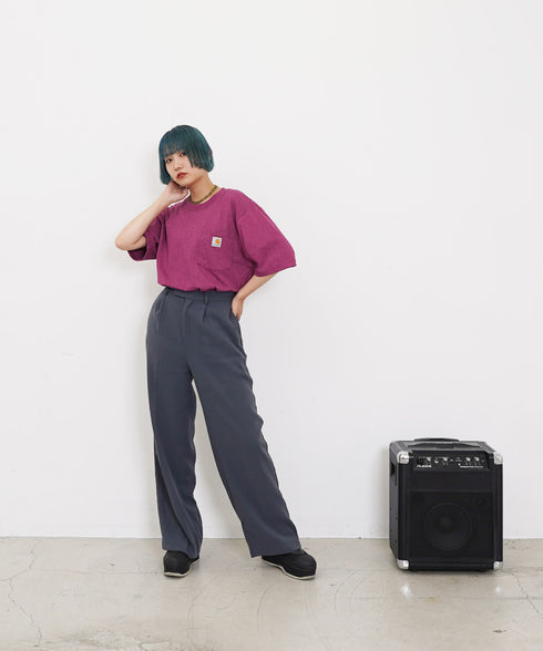 H161 / 着用サイズ:S Beet Red Heather
